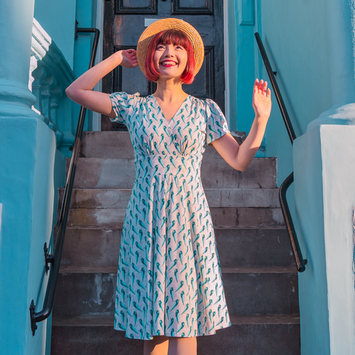 Megan Dress - Birds of Paradise